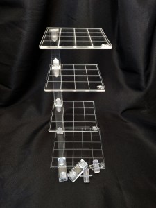 3D Combat Risers – Deluxe Set – Clear Mithril