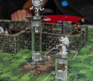 Single Flyer Risers - Clear Mithril