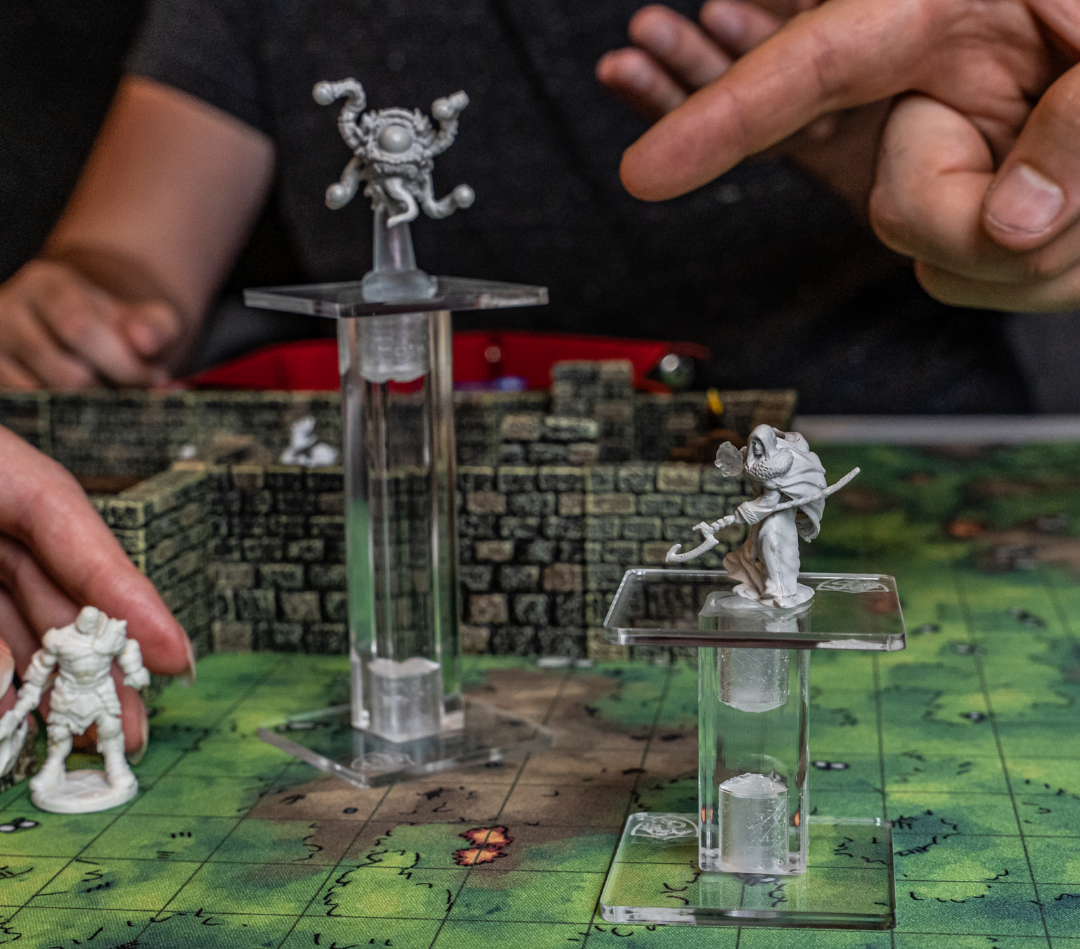 Single Flyer Risers - Clear Mithril